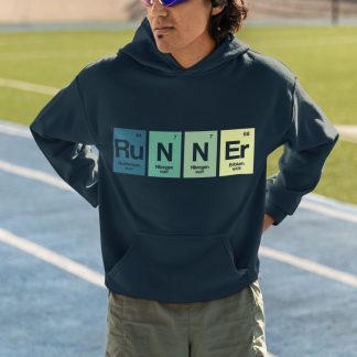RUNNER Periodic Table Hoodie (Colourful) - Science Elements Design