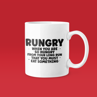 Rungry Running - Funny Running Gift Mug