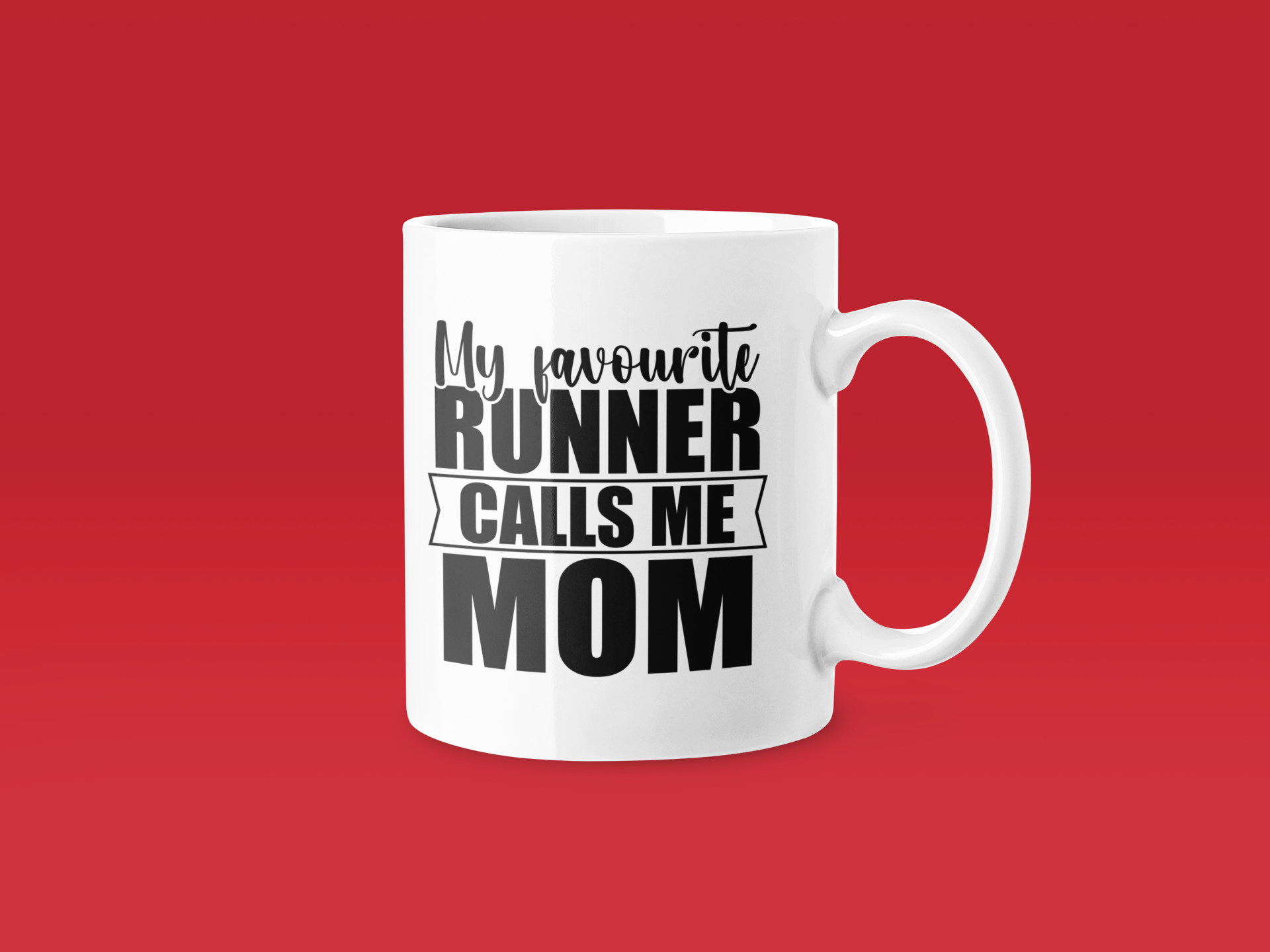My Favorite Runner Calls Me Mom Mug - Image 4