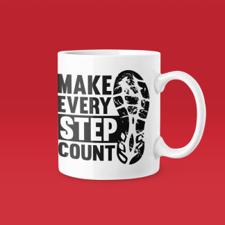 Make Every Step Count - Funny Running Gift Mug
