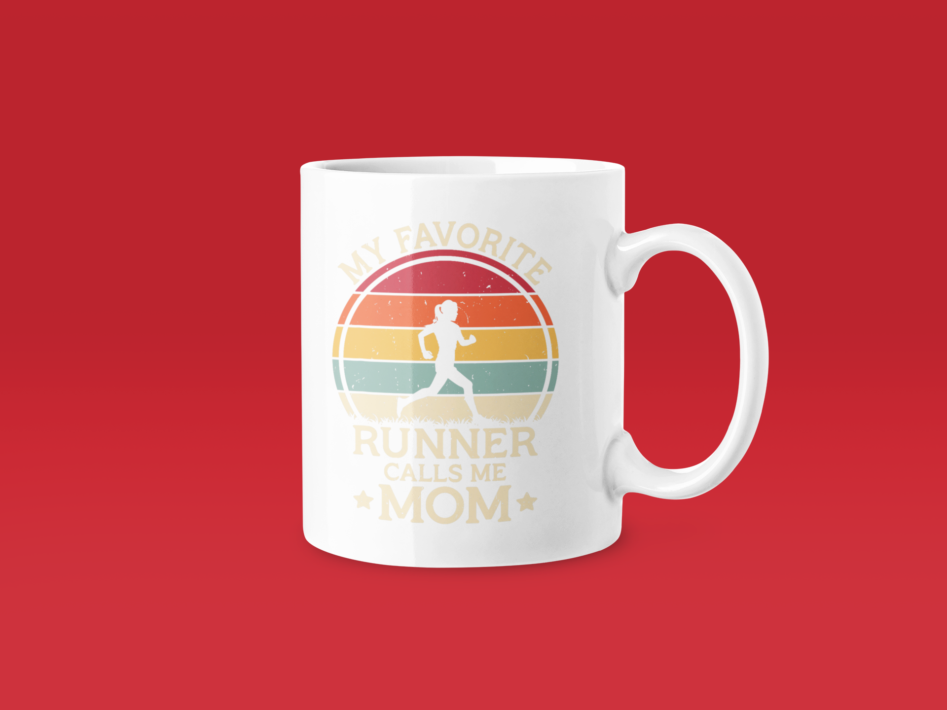 My Favorite Runner Calls Me Mom Mug - Image 3