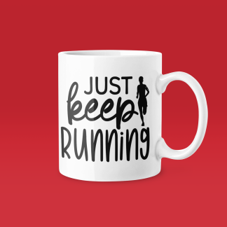 Just Keep Running Mug