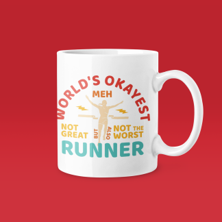 Worlds Okayest Runner Mug - Funny Running Gift