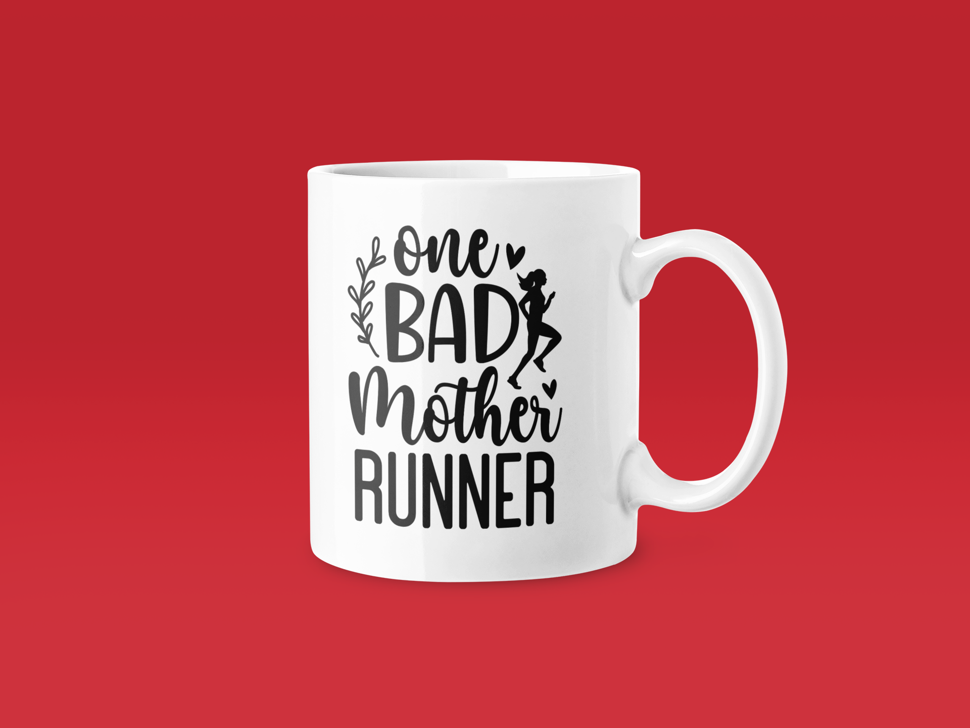 One Bad Mother Runner Mug - Image 2