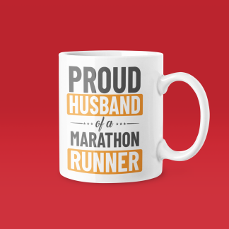 Proud Husband Of A Marathon Runner Mug