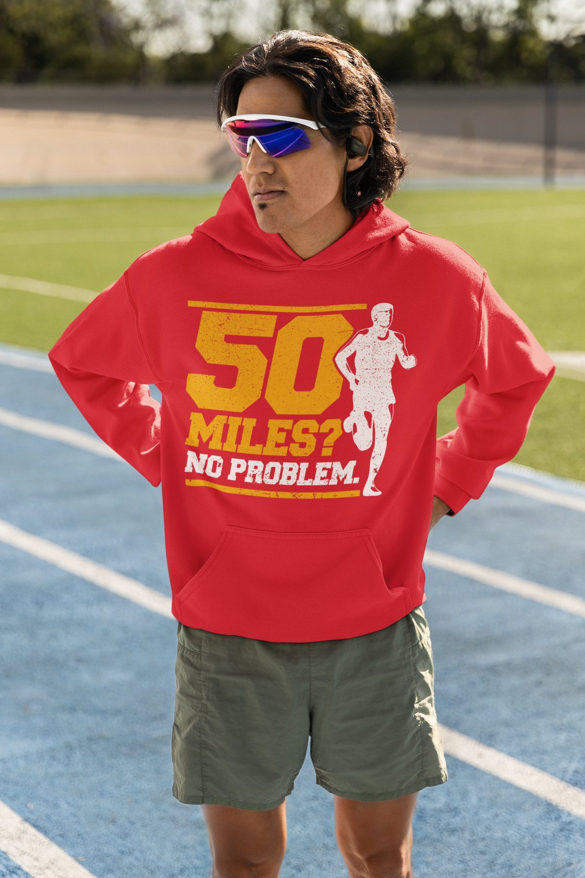 Ultra Running Definition Hoodie - More Dirt Fewer Toenails More Crying - Red Hoodie