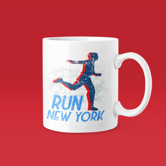 Run New York Mug - Funny Running Gift