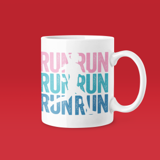 Run Run Run Mug - Funny Running Gift