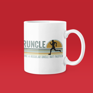 Runcle Like A Regular Uncle But Faster Mug - Funny Running Gift