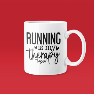 Running Is My Therapy Mug