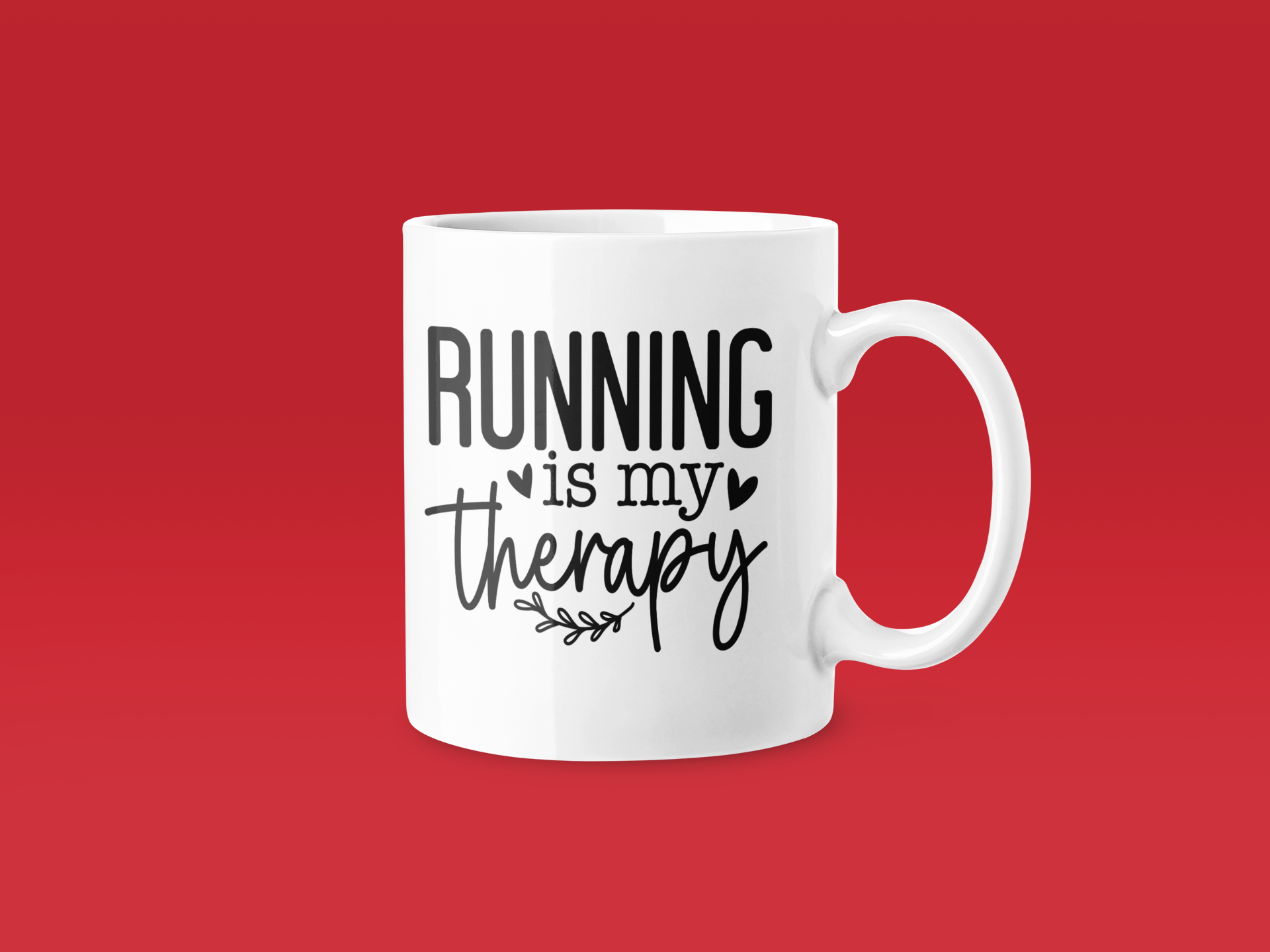 Running Is My Therapy Mug