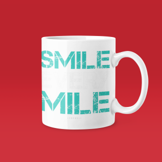 Smile Every Mile Mug - Funny Running Gift