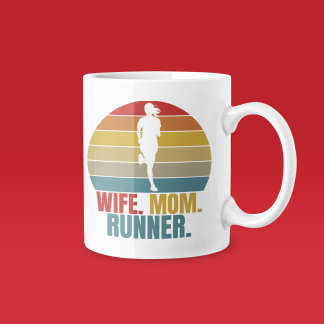 Wife Mom Runner Mug