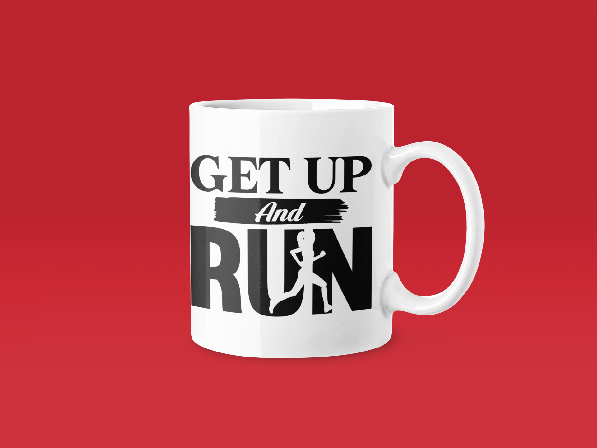 Get Up And Run - Funny Running Gift Mug