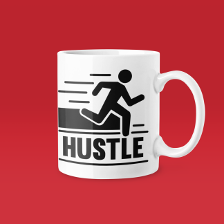 Hustle Running Bold - Funny Running Gift Mug