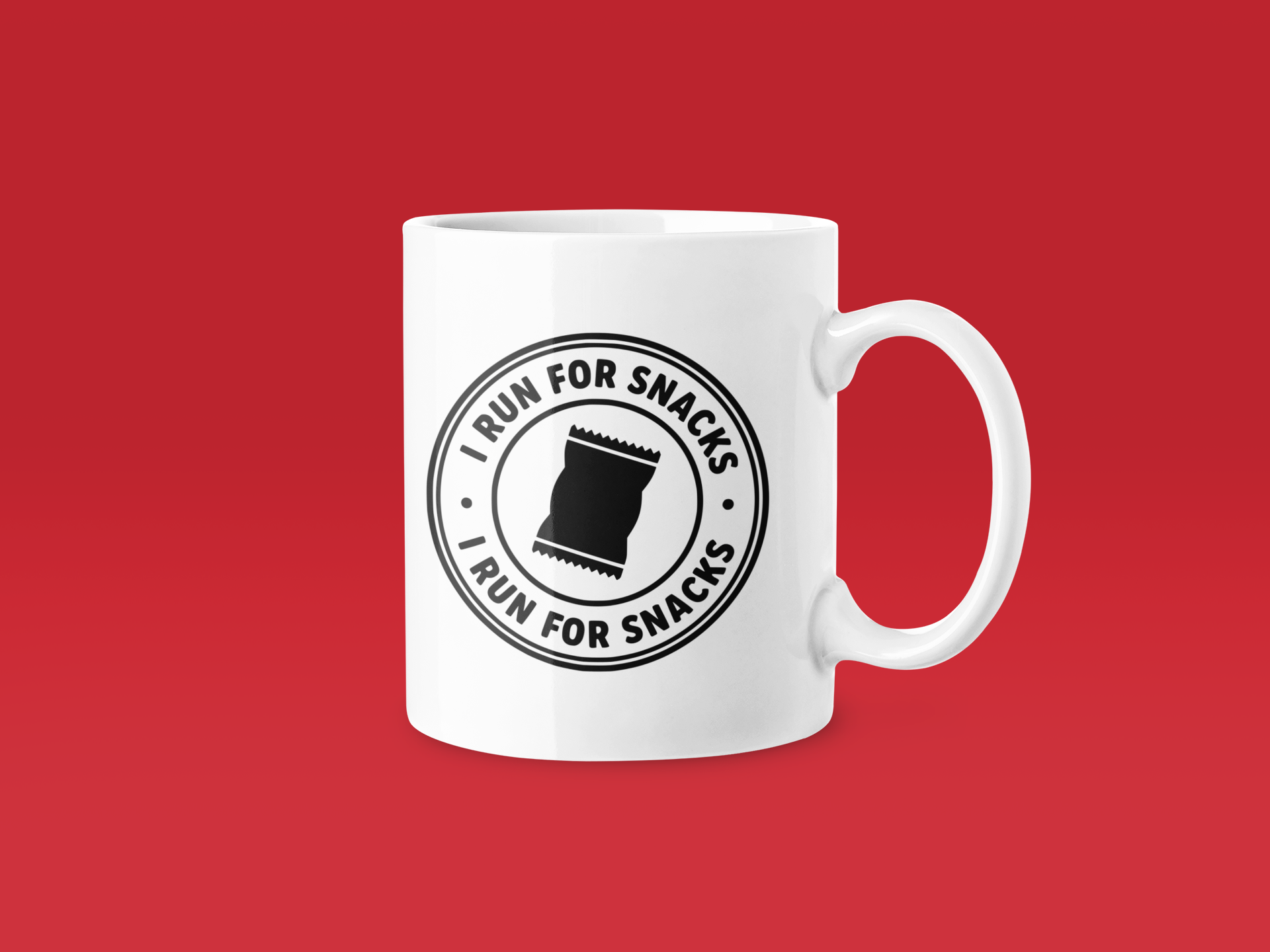 I Run For Snacks - Funny Running Gift Mug