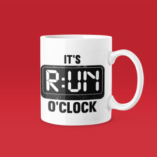 Its Run O Clock - Funny Running Gift Mug