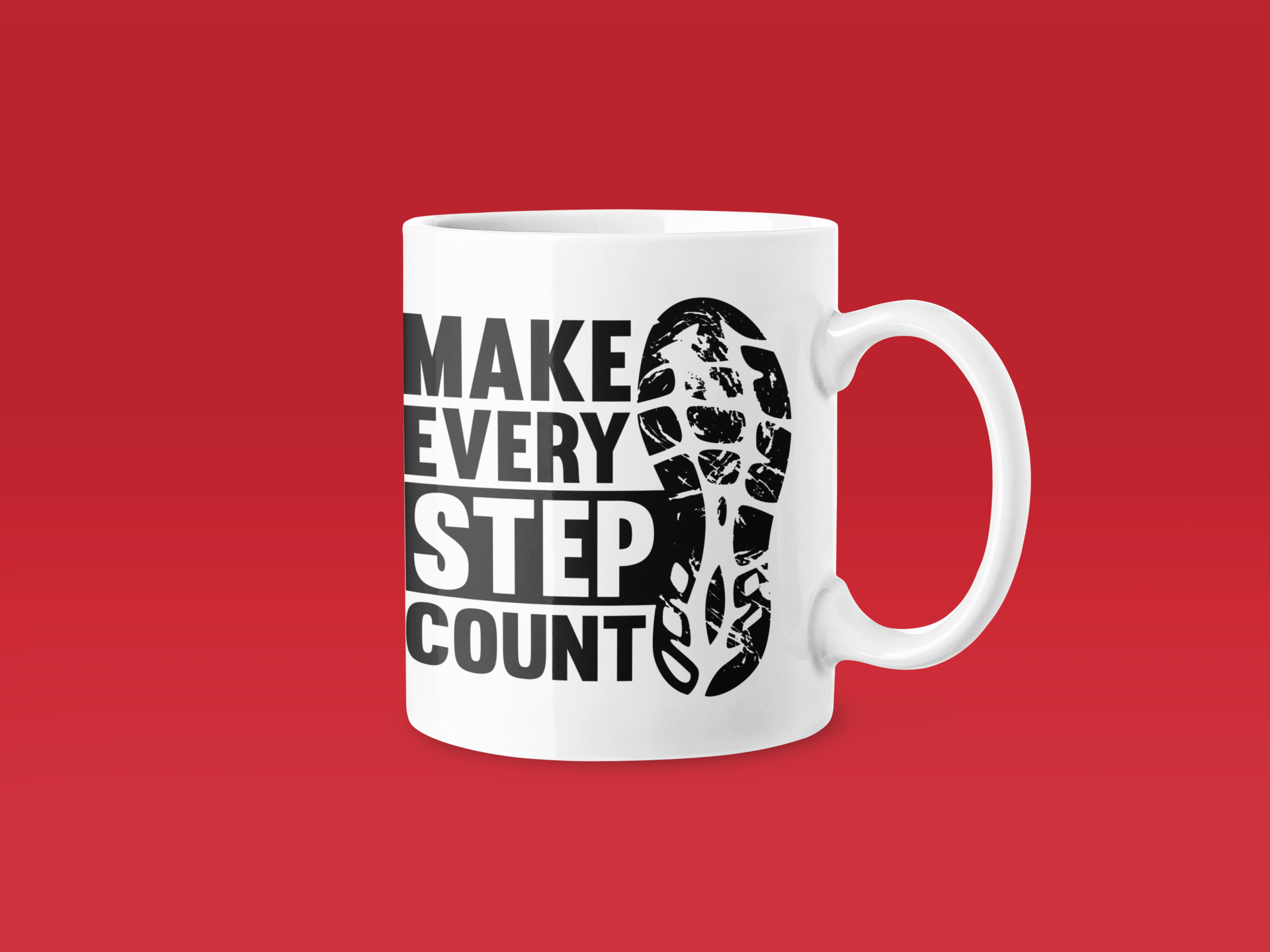 Make Every Step Count - Funny Running Gift Mug