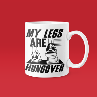 My Legs Are Hungover Retro - Funny Running Gift Mug