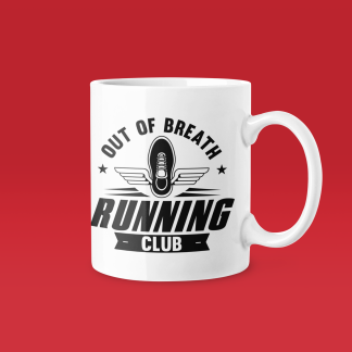 Out Of Breath Running Club - Funny Running Gift Mug