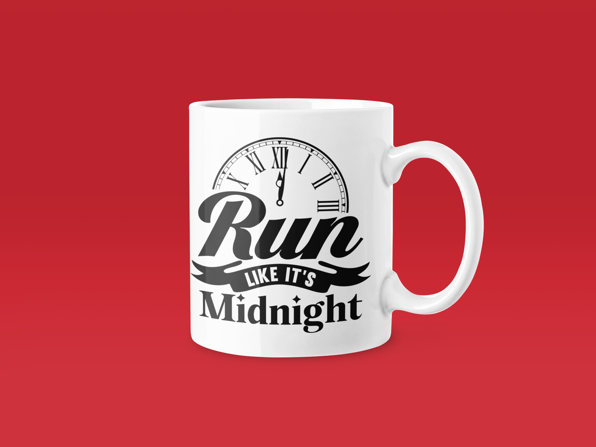Run Like Its Midnight - Funny Running Gift Mug
